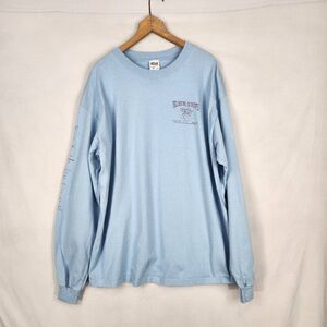 Yellowstone Old Faithfull Cycle Tour Long Sleeve Tee Sz XL Fall 2004 Montana